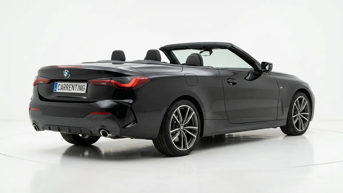 BMW Serie 4 420i Cabrio en renting en Barcelona — Lateral