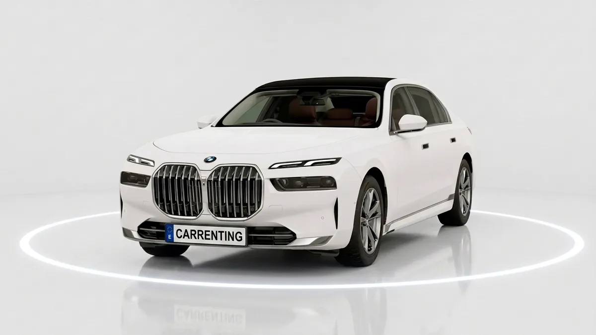 BMW Serie 7 740d xDrive en renting en Barcelona
