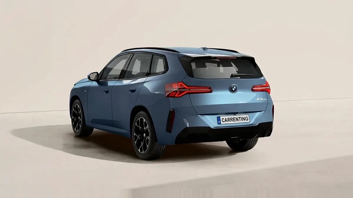 BMW X3 20d xDrive en renting en Barcelona — Delantera