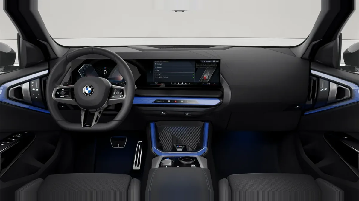 BMW X3 20d xDrive en renting en Barcelona — Interior