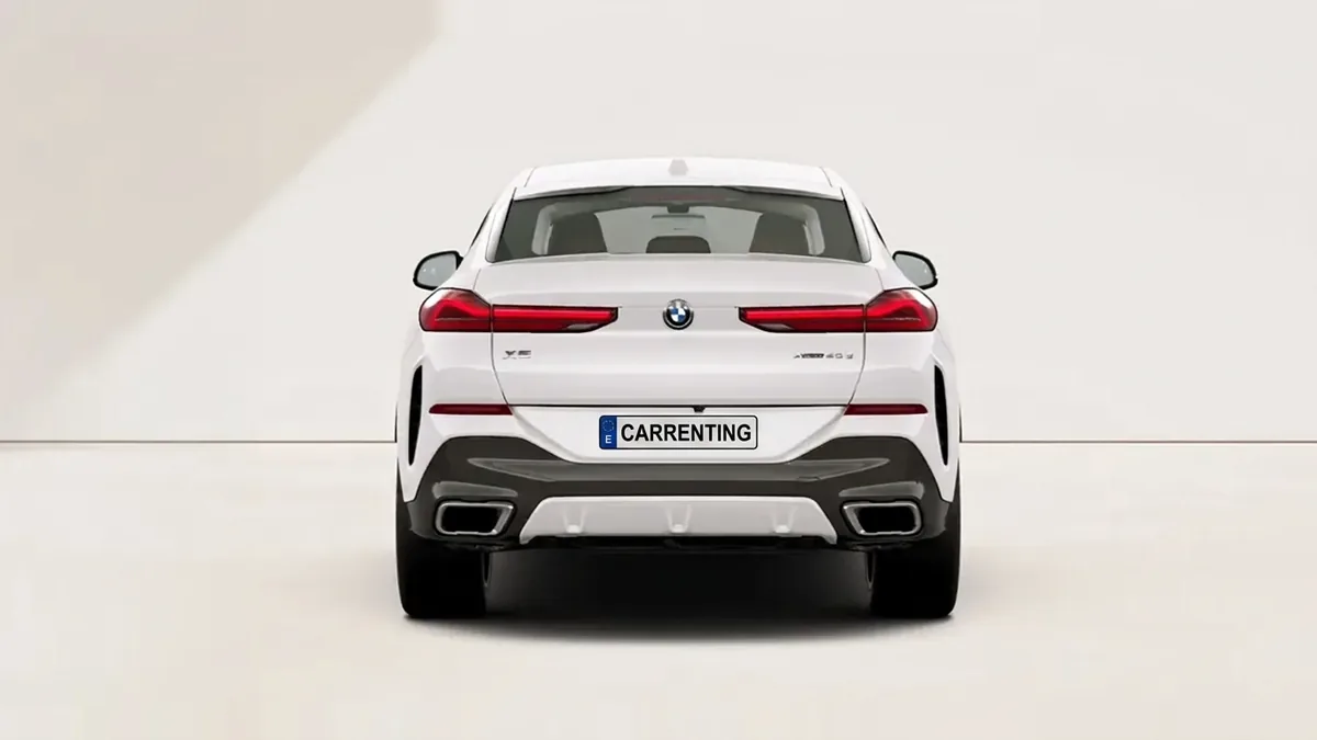 BMW X6 xDrive 40d M Sport en renting en Barcelona — Trasera