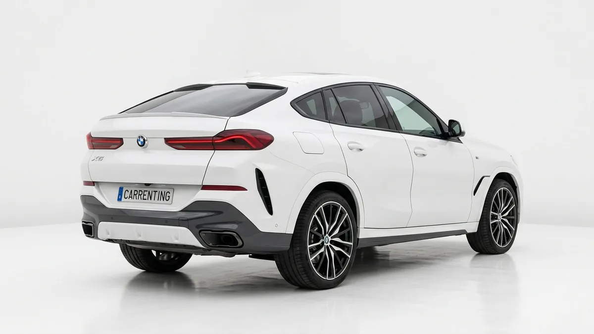 BMW X6 xDrive 40d M Sport en renting en Barcelona — Delantera