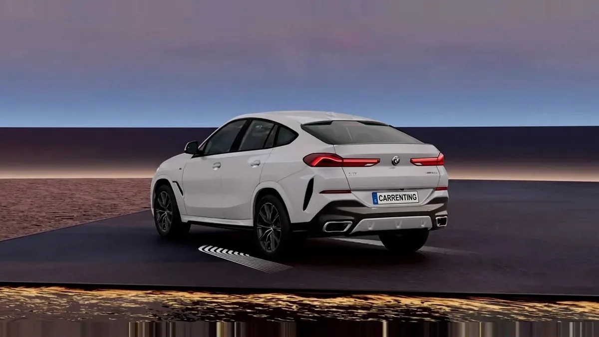 BMW X6 xDrive30d M Sport en renting en Barcelona — Lateral