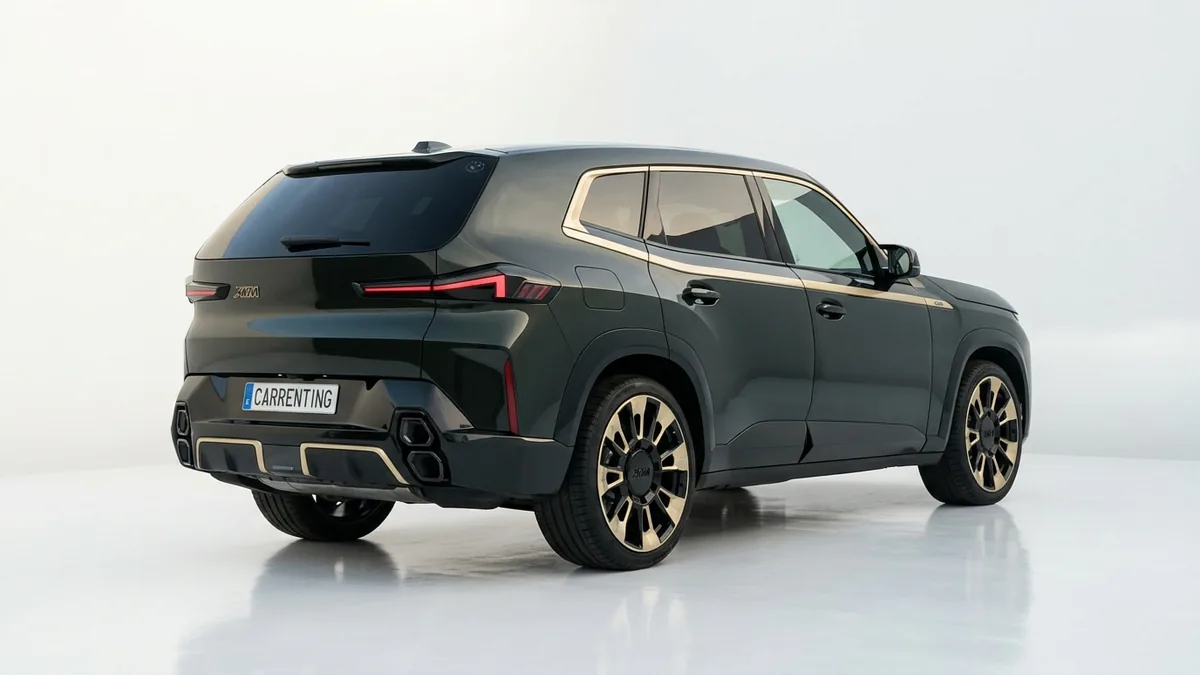 BMW XM 50e 350kW en renting en Barcelona — Trasera