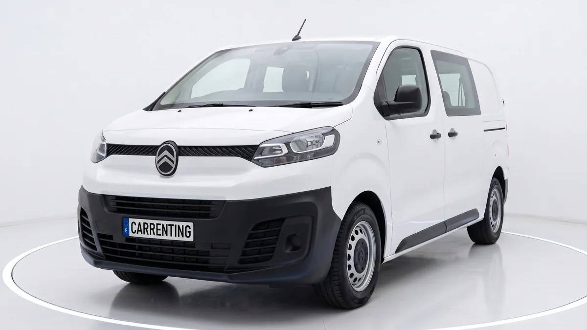 Citroën Jumpy Doble Cabina Plegable Talla M BlueHDi 120 S&S en renting en Barcelona