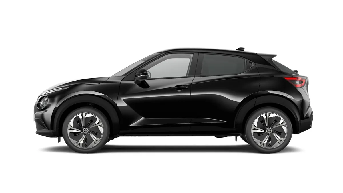 Nissan Juke 1.6 Hybrid Nconnecta 145CV Automático en renting en Barcelona — Lateral
