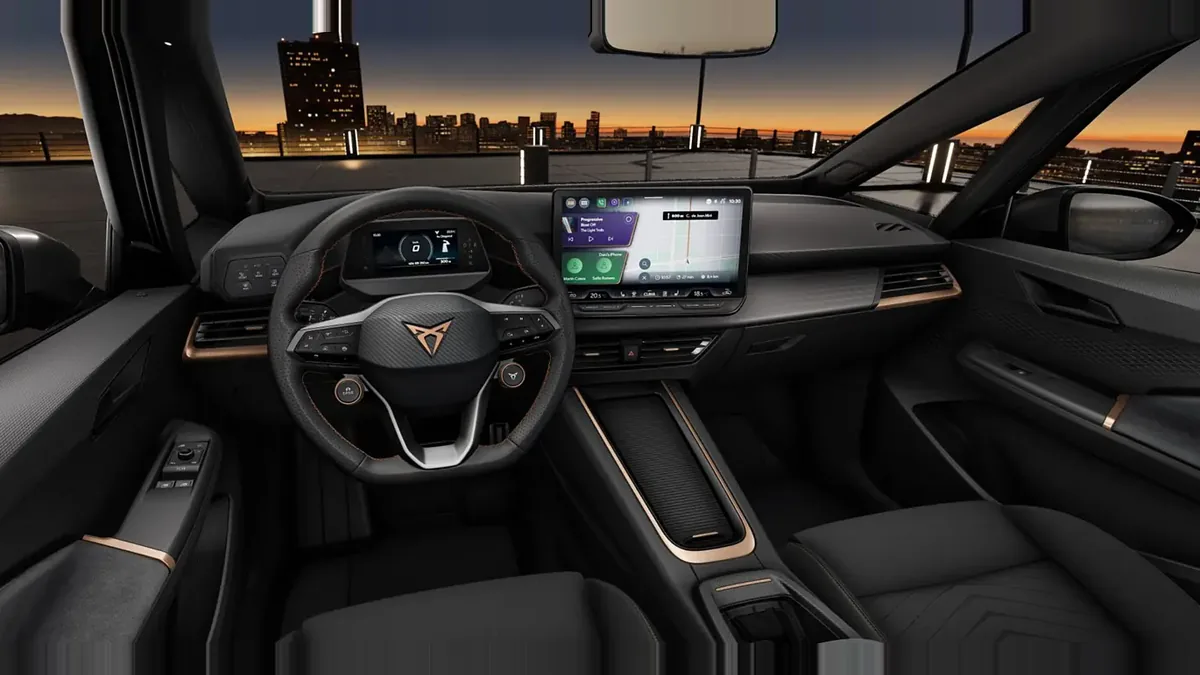 CUPRA Born e-Boost Pack Advanced Plus en renting en Barcelona — Interior
