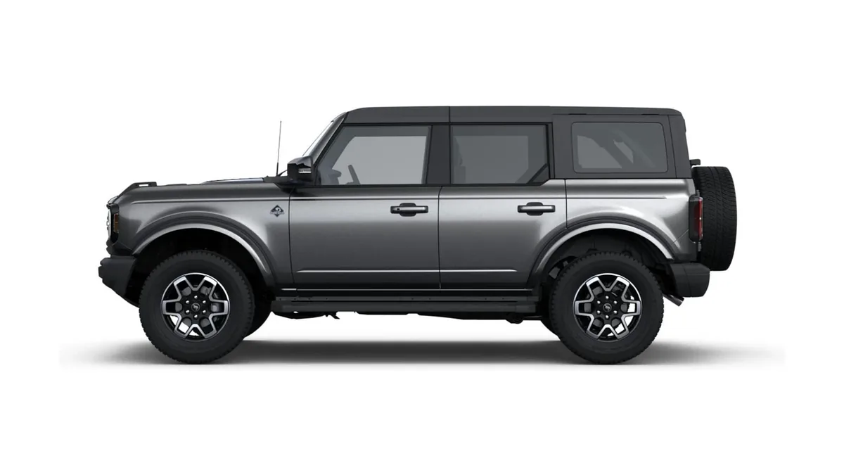 Ford Bronco Outer Banks 2.7 Ecoboost 335CV Automático 4x4 en renting en Barcelona — Lateral