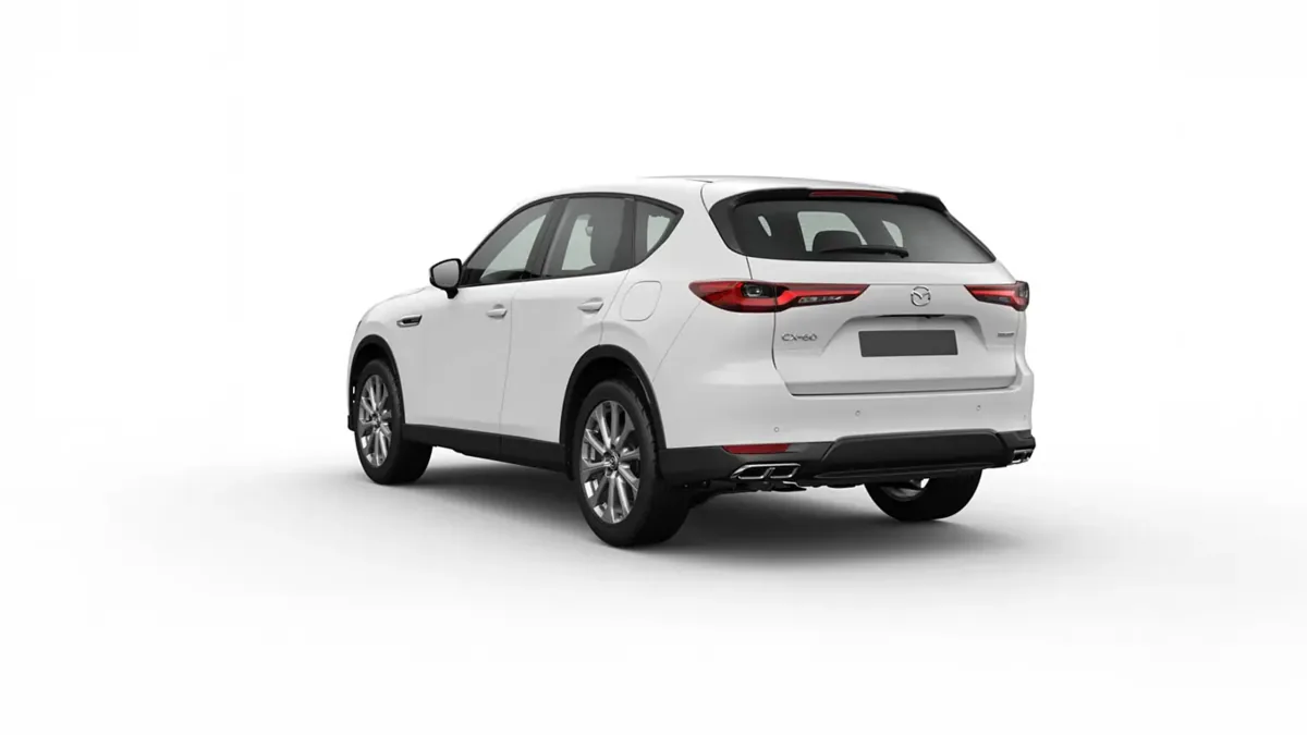 Mazda CX-60 e-Skyactiv MHEV RWD Exclusive-Line II en renting en Barcelona — Delantera
