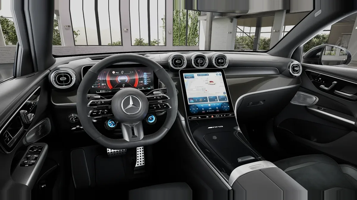 Mercedes-AMG GLC Coupé 63 S E Performance en renting en Barcelona — Delantera