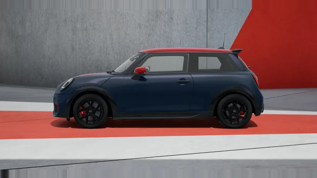 MINI John Cooper Works en renting en Barcelona — Lateral