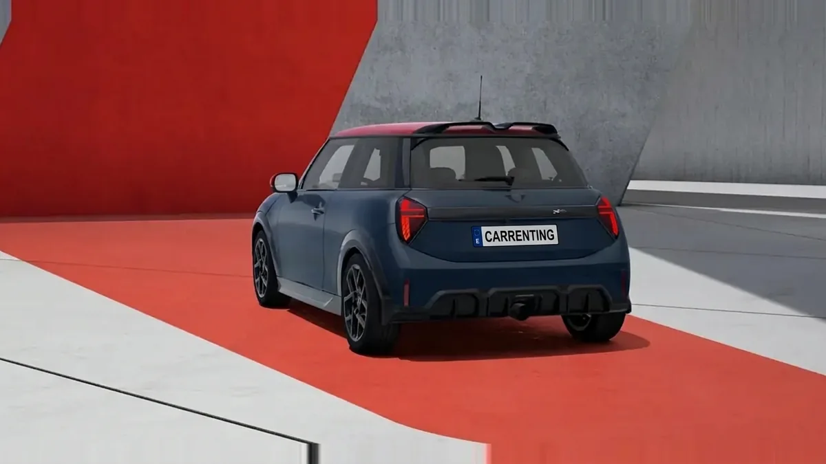 MINI John Cooper Works en renting en Barcelona — Trasera