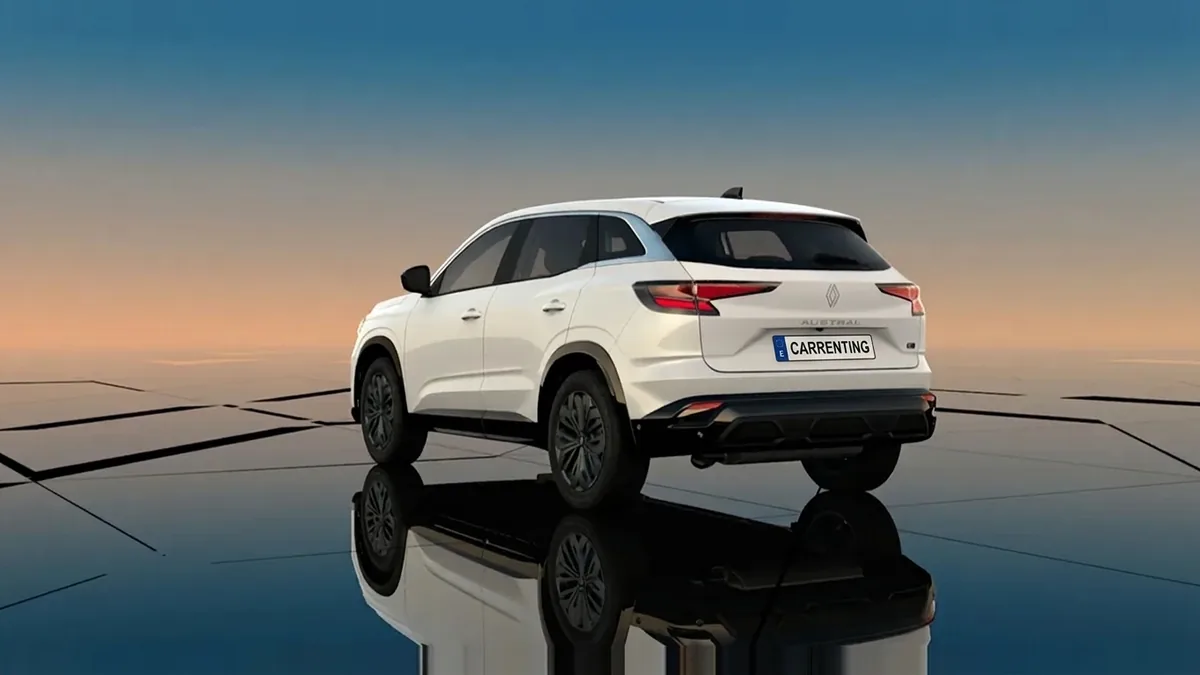 Renault Austral E-Tech Full Hybrid Evolution 147kW en renting en Barcelona — Trasera