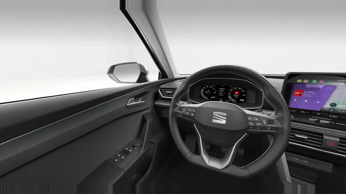 SEAT León 2.0 TDI Style XL Fleet Pack en renting en Barcelona — Interior