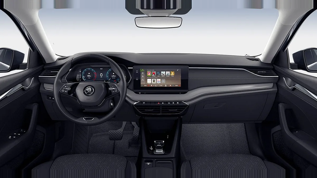 Škoda Octavia Combi Selection 2.0 TDI 150CV DSG 7vel en renting en Barcelona — Delantera